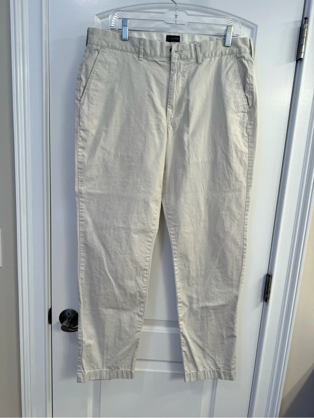 J. Crew Men's Light Cream Chinos